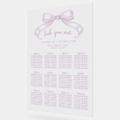 ロマンチックなスケッチ弓 | 薄紫座席表 アクリルサイン (傾斜)