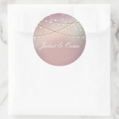 ロマンチックなストランのライトシール ラウンドシール (バッグ)