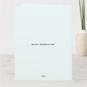 ロマンチックなスプーンのグリーティングカード カード (裏面)