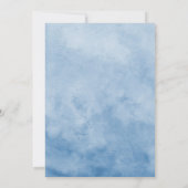 ロマンチックなスワンウェディング招待モノグラムイニシャル 招待状 (裏面)