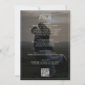 ロマンチックなス結婚クリプトの写真の全てを1つに 招待状 (裏面)