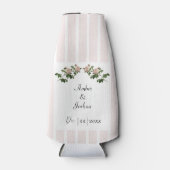 ロマンチックなソフトピ結婚ンク ボトルクーラー (正面)