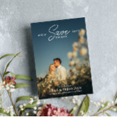 ロマンチックなタイポグラフィQRコード写真の日付を保存 セーブザデート