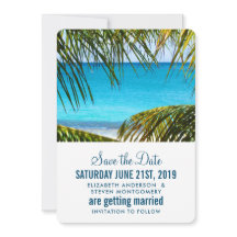 ロマンチックなターコイズ トロピカル ビーチ ウェディング