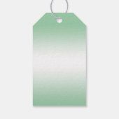 ロマンチックなダイヤモンド&エメラルドボウ30歳の誕生日 ギフトタグ (裏面)