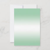 ロマンチックなダイヤモンド、エメラルドボウ、日付を保存 (裏面)