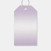 ロマンチックなダイヤモンド&ボーバースデーパーティー ギフトタグ (裏面)