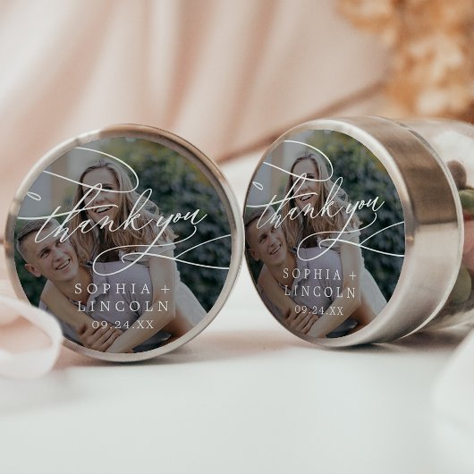 ロマンチックなダークフォトオーバーレイお願い ラウンドシール