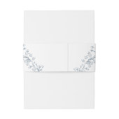 ロマンチックなチノアセフランスのリーアンティークブ結婚ルー 招待状ベリーバンド (裏面例)