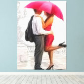 ロマンチックなチャンス キャンバスプリント (インサイチュ (ウッドフロア))