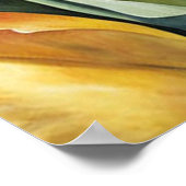 ロマンチックなチューリップの花のポスターアート ポスター (角)