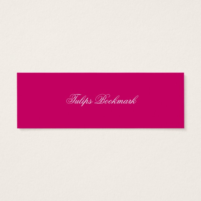 ロマンチックなチューリップ (裏面)