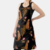 ロマンチックなチーズ:水の色のシームレスなパターン。 エプロン (インサイチュ)