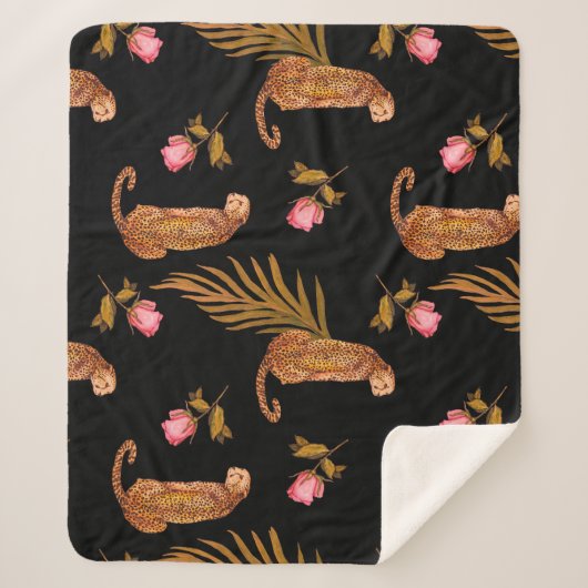 ロマンチックなチーズ：水の色のシームレスなパターン。 シェルパブランケット (正面)