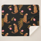 ロマンチックなチーズ：水の色のシームレスなパターン。 シェルパブランケット (正面(横))