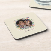 ロマンチックなツタと蝶 コースター (左側)