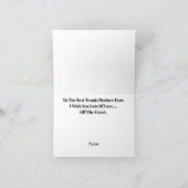 ロマンチックなテニスのパートナーのグリーティングカード カード (内部)