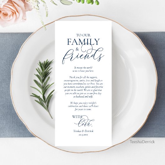 ロマンチックなディナープレイス設定サンキューカード プログラム