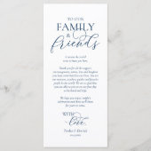 ロマンチックなディナープレイス設定サンキューカード プログラム (正面)