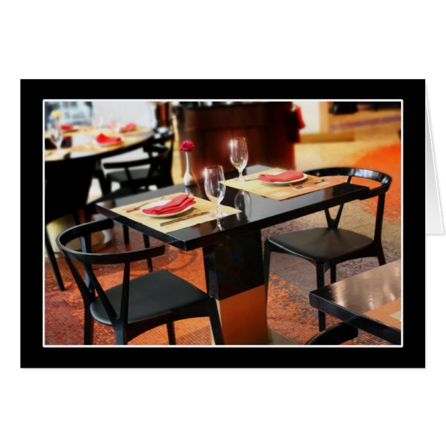 ロマンチックなディナー (正面横)