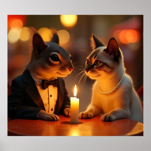 ロマンチックなディナー ポスター (正面)