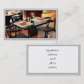 ロマンチックなディナー 名刺 (正面/裏面)