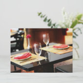 ロマンチックなディナー 招待状 (スタンド正面)