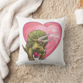 ロマンチックなトリケラトプスは私の クッション (ブランケット)