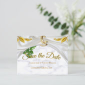 ロマンチックなトロピカルウェディング 案内ポストカード (スタンド正面)