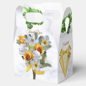 ロマンチックなトロピカルギフトボックス フェイバーボックス (オープン)