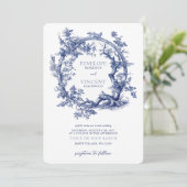 ロマンチックなトワル・ド・ジュイと愛の鳥 招待状 (スタンド正面)