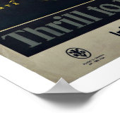 ロマンチックなドイツのヴィンテージ旅行ポスター ポスター (角)