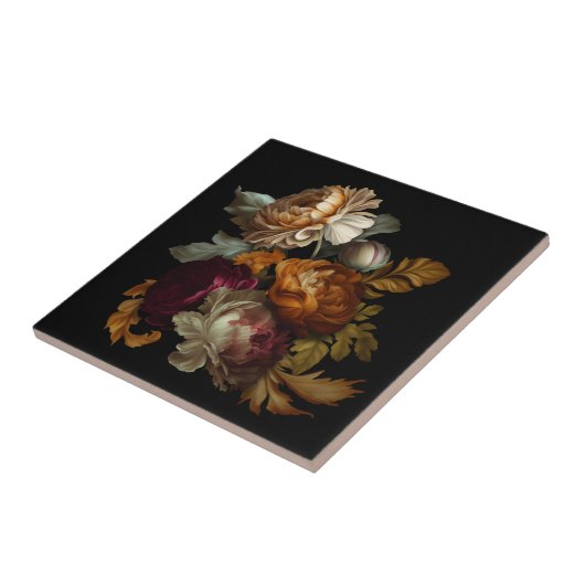 ロマンチックなドラマチックな"旧世界"フローラ4 タイル (側面)