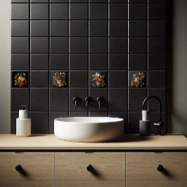 ロマンチックなドラマチックな「旧世界」フローラ8 タイル