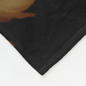 ロマンチックなドラマチックな「旧世界」フローラ フリースブランケット (角)