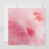 ロマンチックなドードルウォーター色のハートバレンタインデー (裏面)