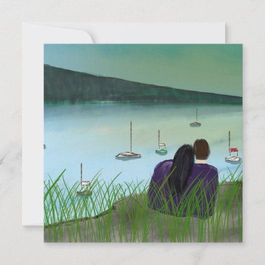 ロマンチックなナイトアウトカード カード (正面)