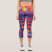 ロマンチックなハイウェイストキャプリス カプリレギンス (正面)