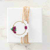 ロマンチックなハイビスカスの花の植物メッセージカード フェイバータグ (インサイチュ)