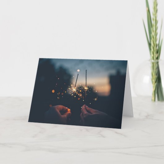 ロマンチックなハッピーニューイヤーズ シーズンカード (正面)