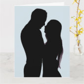 ロマンチックなハッピーバースデーの妻または夫のカード カード (黄色い花)