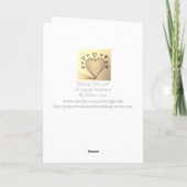 ロマンチックなハートと小さな愛のハートに精通 シーズンカード (裏面)