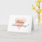 ロマンチックなハートの周年記念日カード, 結婚記念日のお祝い カード (黄色い花)