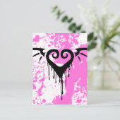 ロマンチックなハートを死ぬ ポストカード (スタンド正面)