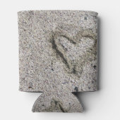 ロマンチックなハートイン・サンド 缶クーラー (裏面)