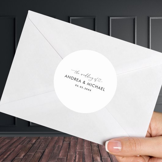 ロマンチックなハートス結婚クリプトThe Of Minimalist ラウンドシール