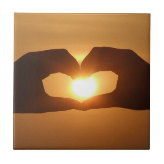 ロマンチックなハートタイル タイル (正面)