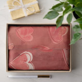 ロマンチックなハートティッシュペーパー 薄葉紙 (ギフト)