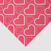 ロマンチックなハートティッシュペーパー 薄葉紙 (詳細)