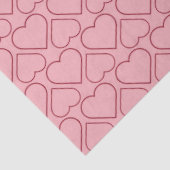 ロマンチックなハートティッシュペーパー 薄葉紙 (詳細)